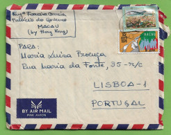 História Postal - Filatelia - Stamps - Timbres - Philately  - Carta - Cover - Letter - Macau - Macao - China - Portugal - Oblitérés