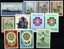 ISLANDE 1964 ** - Années Complètes