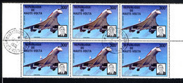 HAUTE-VOLTA 1974, Yvert PA 168, CONCORDE Et GENERAL DE GAULLE, X 6 Valeurs, Oblitérés, Used. R165x6 - De Gaulle (Général)