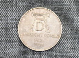 Commemorative 5 Mark Germany 1971D DURER Coin Silver - Conmemorativas