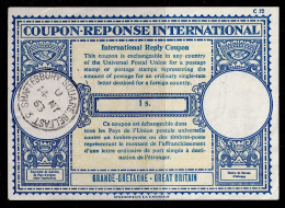 2863-7- GREAT BRITAIN- 1 S-USED- BELFAST -INTERNATIONAL REPLY COUPON-IRC - Usati