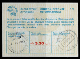 2864-1- ISRAEL- 3.30 LI-USED- TELAVIV- 1976-INTERNATIONAL REPLY COUPON-IRC - Oblitérés (sans Tabs)