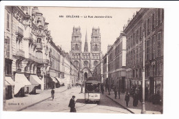 484 - ORLEANS - La Rue Jeanne D'Arc (tramway) - Orleans