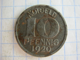 Halle 10 Pfennig 1920 - Altri & Non Classificati