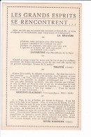 LES GRANDS ESPRITS SE RENCONTRENT...(voir Scan) - Filosofía & Pensadores