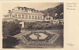 AK 169446 AUSTRIA - Baden B. Wien - Casino Und Blumenuhr - Baden Bei Wien