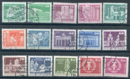 DDR 1980-81 Buildings Definitives Small Format  Used. - Usati