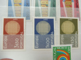 Europa  1073/1075 Mnh Neuf ** Année 1970 Portugal - 1970