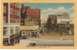 Congress Square At Portland, Maine - Portland