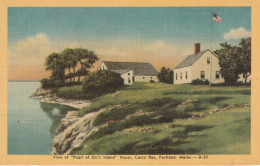 View Of "Pearl Of Orr's Island" House, Casco Bay,Portland, Maine - Portland