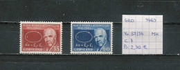 (TJ) Groenland 1963 - YT 53/54 (postfris Met Plakker/neuf Avec Charnière/MH) - Neufs