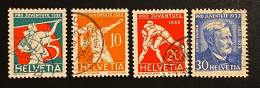 Schweiz Pro Juventute 1932 Sport Mi. 262 -265 Gestempelt/o - Oblitérés