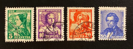 Schweiz 1935 Pro Juventute Mi. 287 - 290 Gestempelt/o - Oblitérés