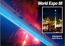 6-10-2023 (3 U 31) Australia - World Expo 88 (QLD Exhibbition For Bi-Centennial) Monorail Track & Firework Etc - Ausstellungen