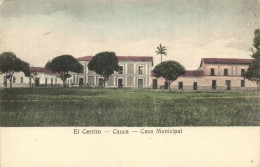Delcampe - Colombia, EL CERRITO, Cauca, Casa Municipal (1910s) Postcard - Kolumbien
