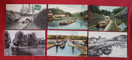 19 Cartes -  Péniches , Péniche , Bateau , Bateaux - Péniches