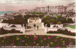 Brighton On Hove - The Sunken Gardens ( Looking West) - Brighton