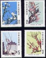 Taiwan 1983 Plum Blossom Stamps Flower Architecture Flora Plant CKS - Ungebraucht