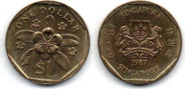 MA 26266 / Singapour - Singapore 1 Dollar 1987 SUP - Singapour