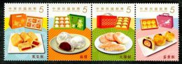 Taiwan 2014 Delicacies-Gift Desserts From The Heart Stamps Cuisine Food Pineapple Egg Sugar Rice Cake Gift - Nuovi