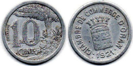 MA 26277 / Algérie Oran 10 Centimes 1921 TTB - Monedas / De Necesidad