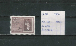 (TJ) Groenland 1984 - YT 140 (postfris/neuf/MNH) - Neufs