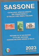 CATALOGO SASSONE 2023 SPECIALIZZATO DEI FRANCOBOLLI D'ITALIA E PAESI ITALIANI VOLUME III - Italie