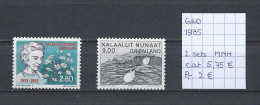 (TJ) Groenland 1985 - 2 Sets (postfris/neuf/MNH) - Unused Stamps