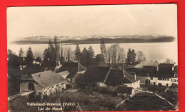 ZXC-24  Broye-Vully  Vallamand Dessous Et Lac De Morat. Editeur Loup-Jordan Salavaux Circulé 1925  - Allaman