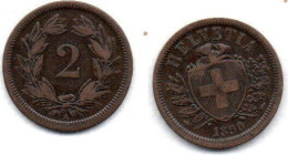 MA 26729 / Suisse - Schweiz - Switzerland 2 Rappen 1850 B TB+ - Altri & Non Classificati