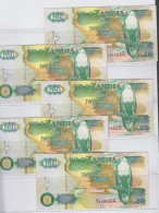 Zambia K20 Circulated Banknotes - Zambie