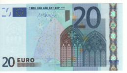 20 EURO  "P"  OLANDA     Firma  DRAGHI       R 030 G5   /  FDS - UNC - 20 Euro