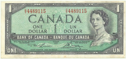 CANADA - 1 Dollar - 1954 - P 75.d - ( 1973 - 1974 ) Sign. Lawson-Bouey - Queen Elizabeth II - Canada