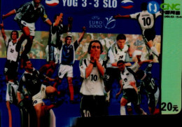 TELECARTE....FOOTBALL...EURO 2000 - Deportes