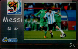 TELECARTE....FOOTBALLEURS...FIFA  2010...MESSI - Deportes