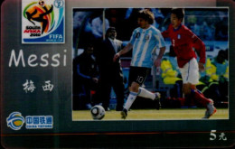 TELECARTE....FOOTBALLEURS...FIFA  2010...MESSI - Deportes