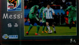 TELECARTE....FOOTBALLEURS...FIFA  2010...MESSI - Deportes