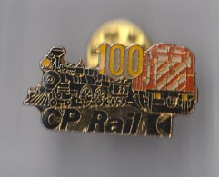 PIN'S  THEME TGV  CP RAIL  CHEMIN DE FER  CANADIEN - TGV