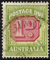 AUSTRALIA 1946 1d Carmine & Green Postage Due SGD120 Used - Port Dû (Taxe)