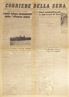 WWII - Corriere Della Sera N. 184 - 1943 Aspra Battaglia In Sicilia - Altri & Non Classificati