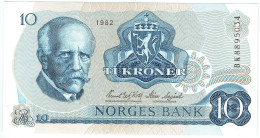 Norvège - Billet De 10 Kroner - Fridtjof Nansen - 1982 - P36c - Neuf - Moldawien (Moldau)