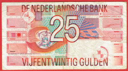 Pays-Bas - Billet De 25 Gulden - 5 Avril 1989 - P100 - 25 Florín Holandés (gulden)