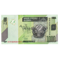 Billet, Congo Democratic Republic, 1000 Francs, 2013, 2013-06-30, KM:101b, NEUF - Republic Of Congo (Congo-Brazzaville)