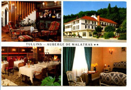 CPSM 10.5 X 15  Isère TULLINS  Auberge De Malatras** (2) Hôtel Restaurant - Tullins