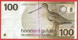 Pays-Bas - Billet De 100 Gulden - 28 Juillet 1977 - P97a - 100 Florín Holandés (gulden)