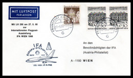 Allemagne  Internationalen Flugpost Ausstellung  Wien 1968 - Covers & Documents