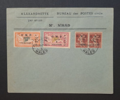 Syrie. Timbres Numéros PA7×2, N°8 Et N°9 Sur Enveloppe.  Côte 190€ . - Storia Postale