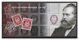 Norvège 2022 Bloc Neuf Anniversaire Des Timbres Cor De Poste - Blocks & Kleinbögen