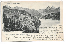 SUISSE  CPA  GRUSS VOM SEELISBERG  Kuranstalt Grand Hotel N0160 - Berg