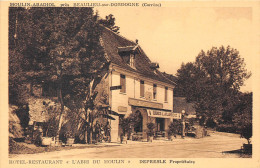 19-BEAULIEU-SUR-DORDOGNE-  MOULIN - ABADIOL- HÔTEL RESTAURANT L'ABRI DU MOULIN - Autres & Non Classés